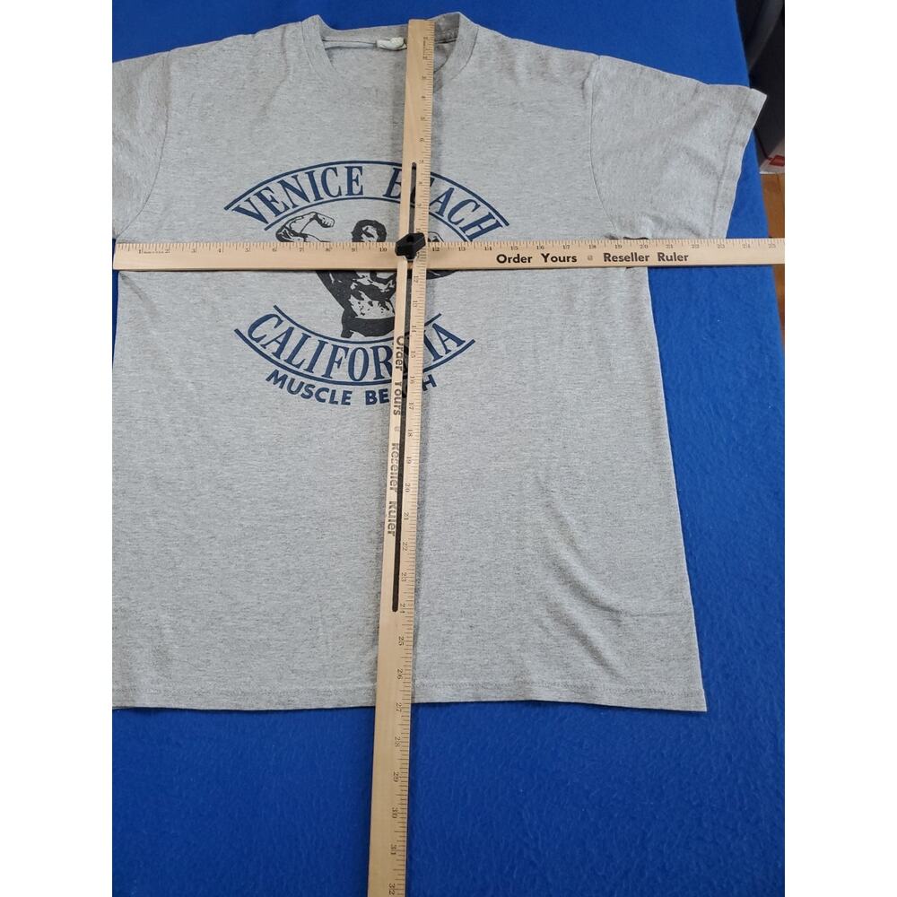 Vintage Venice Beach California Muscle Beach Arnold T Shirt Men's Size Medium - Picture 7 of 16